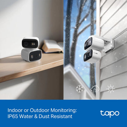 Tp-Link Tapo C246D Indoor/Outdoor Dual Lens Pan/Tilt Security Camera