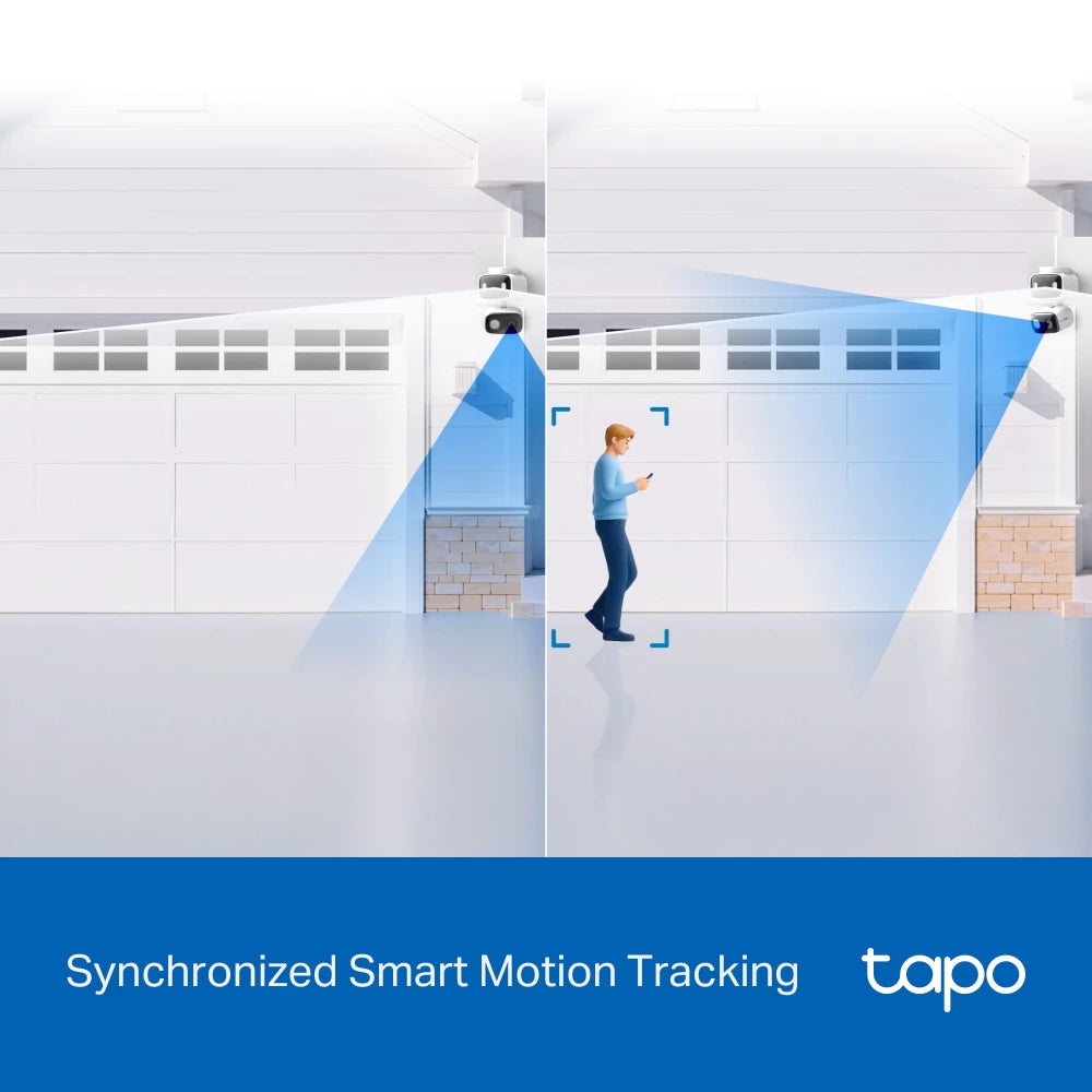 Tp-Link Tapo C246D Indoor/Outdoor Dual Lens Pan/Tilt Security Camera